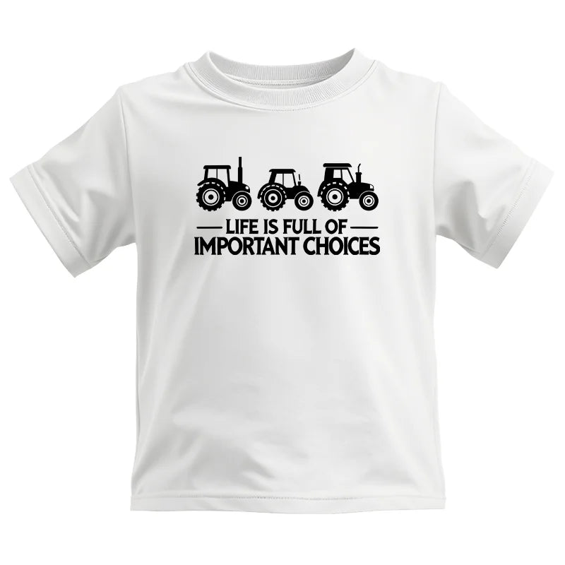 Life Is Full Of Important Choices 17 - Kids Heavy Cotton™ Tee