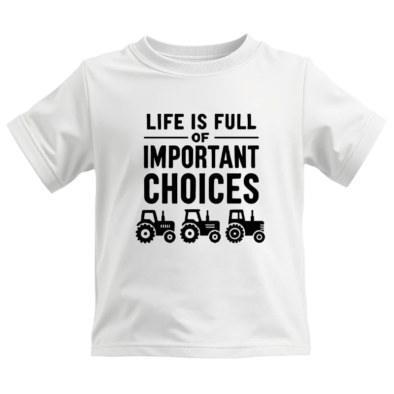 Image of Life Is Full Of Important Choices 27 - Kids Heavy Cotton™ Tee