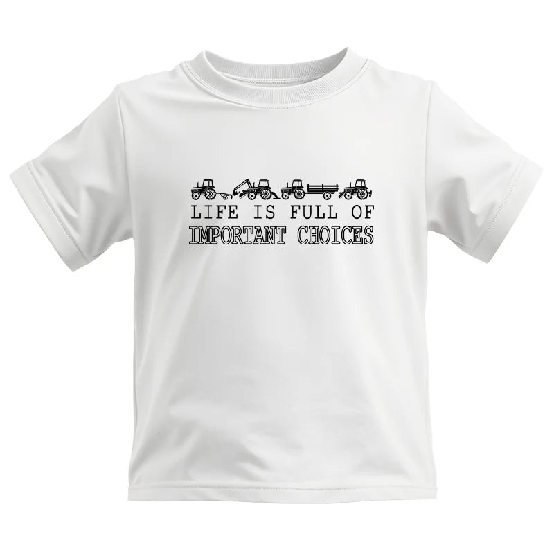 Life Is Full Of Important Choices 29 - Kids Heavy Cotton™ Tee