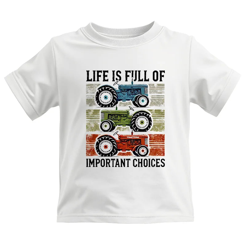 Image of Life Is Full Of Important Choices 3 - Kids Heavy Cotton™ Tee