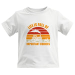 Life Is Full Of Important Choices 32 - Kids Heavy Cotton™ Tee