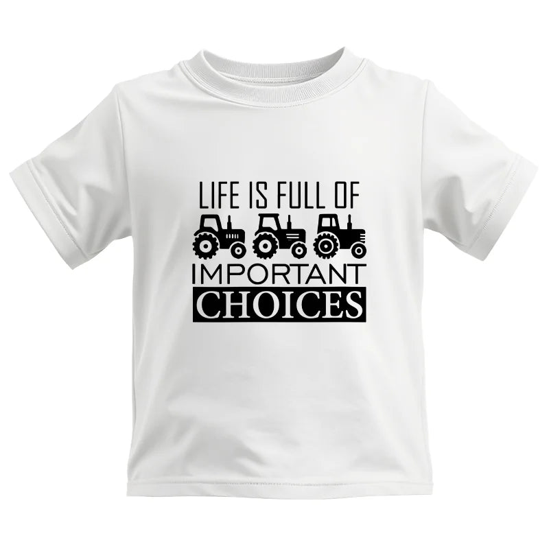 Life Is Full Of Important Choices 35 - Kids Heavy Cotton™ Tee