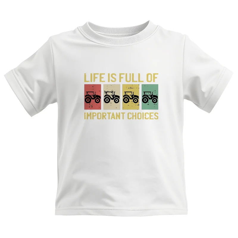 Life Is Full Of Important Choices 4 - Kids Heavy Cotton™ Tee