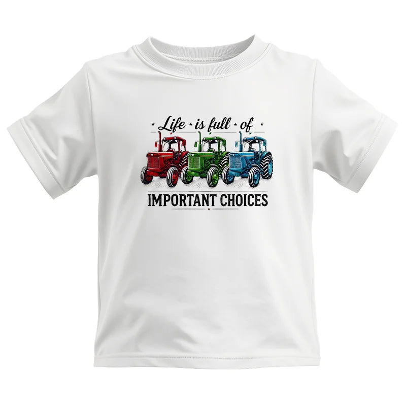 Image of Life Is Full Of Important Choices 6 - Kids Heavy Cotton™ Tee