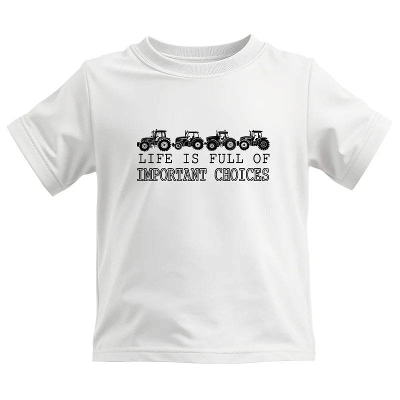 Life Is Full Of Important Choices 9 - Kids Heavy Cotton™ Tee