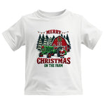 Merry Christmas On The Farm 3 - Kids Heavy Cotton™ Tee