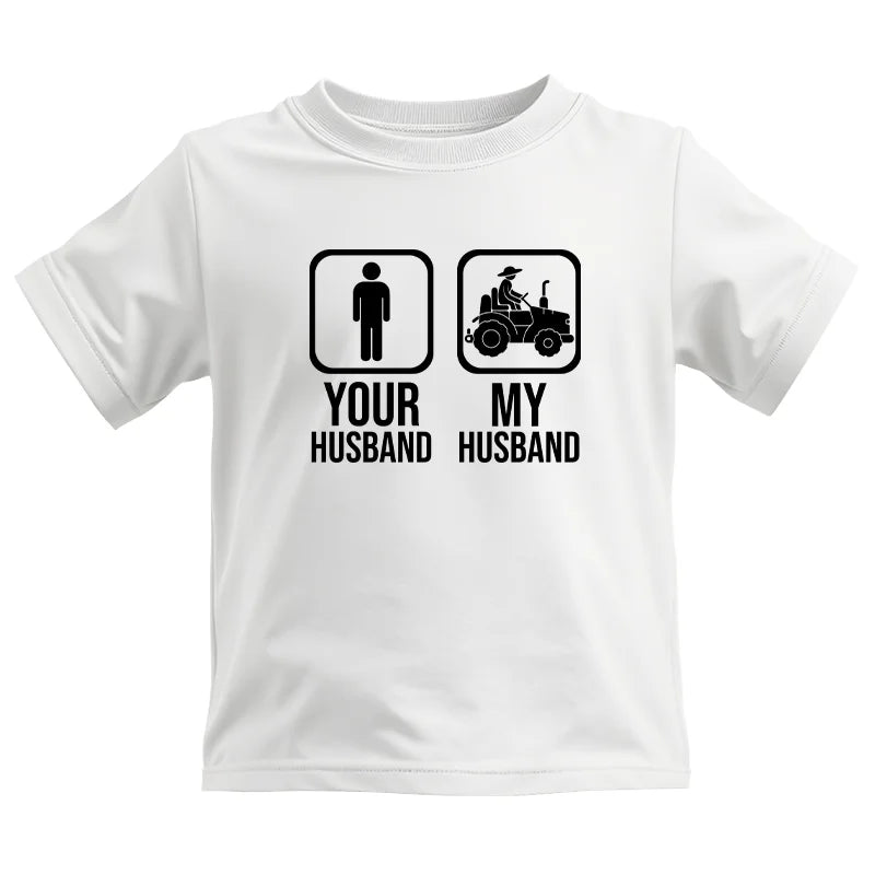 My Husband Is Cooler Than Yours Funny Farm Tractor 2 - Kids Heavy Cotton™ Tee