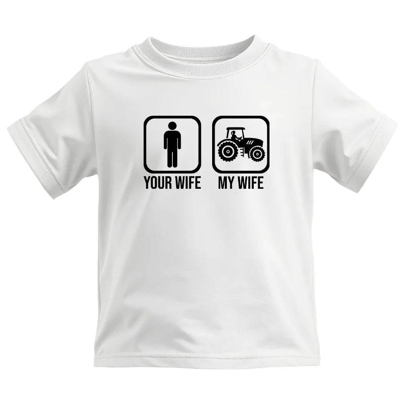 My Wife Is Cooler Than Yours Funny Farm Tractor 2 - Kids Heavy Cotton™ Tee