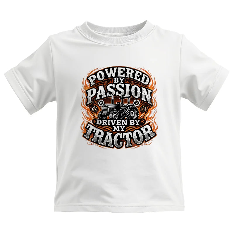 Image of Powered By Passion Driven By My Tractor 5 - Kids Heavy Cotton™ Tee