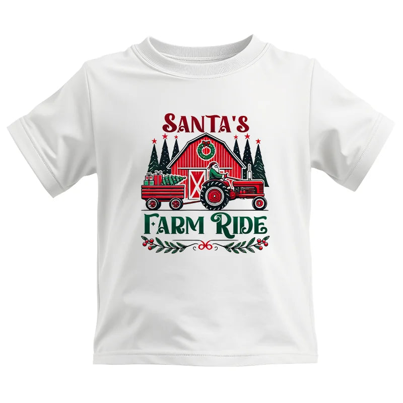 Image of Santa's Farm Ride 1 - Kids Heavy Cotton™ Tee