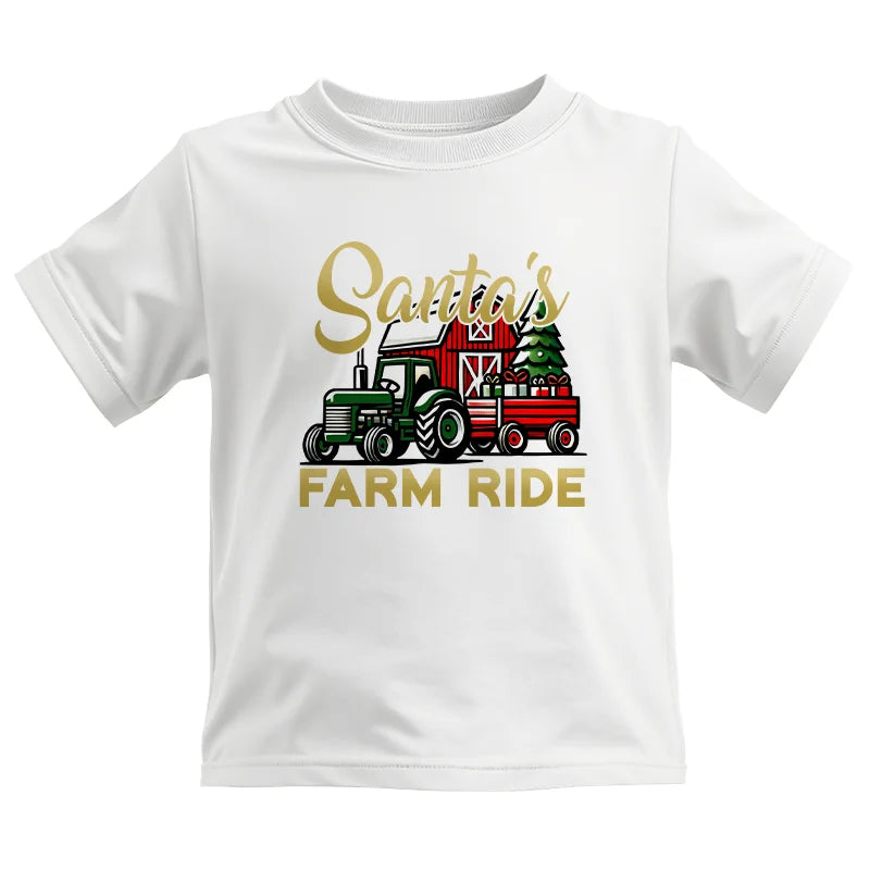 Image of Santa's Farm Ride 2 - Kids Heavy Cotton™ Tee