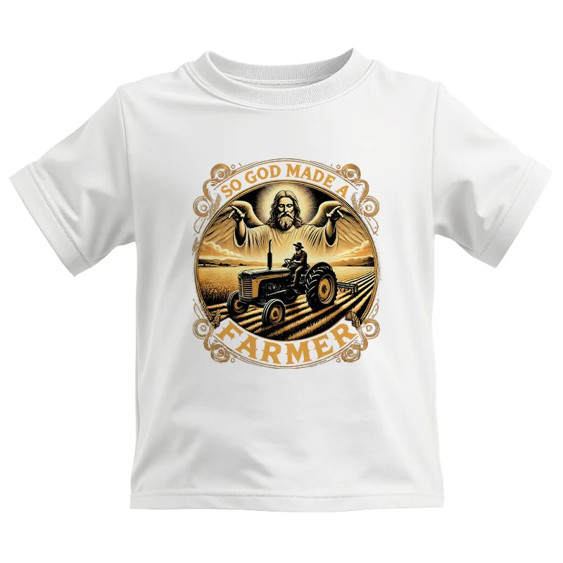 So God Made A Farmer 1 - Kids Heavy Cotton™ Tee