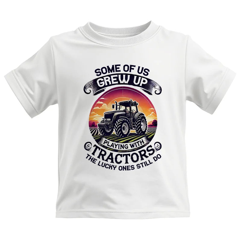 Some Of Us Grew Up Playing With Tractors 4 - Kids Heavy Cotton™ Tee