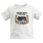 Thanksgiving Farmer Endless Fields To Conquer 5 - Kids Heavy Cotton™ Tee