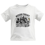 Tractor With A Chance Of Beer - Kids Heavy Cotton™ Tee