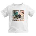 Veteran Farmer Honor Duty And A Tractor 1 - Kids Heavy Cotton™ Tee