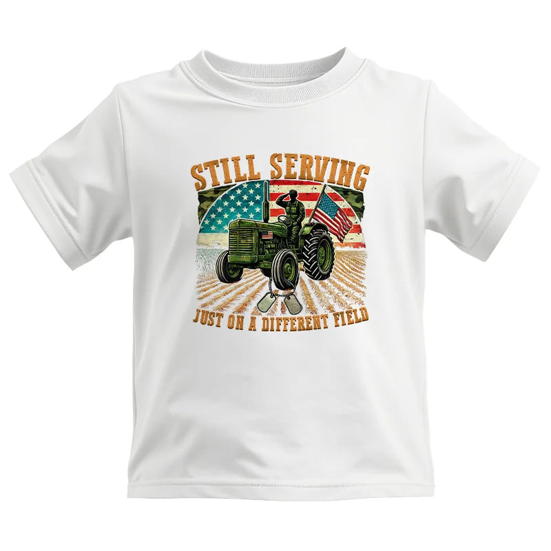 Veteran Farmer Still Serving 9 - Kids Heavy Cotton™ Tee