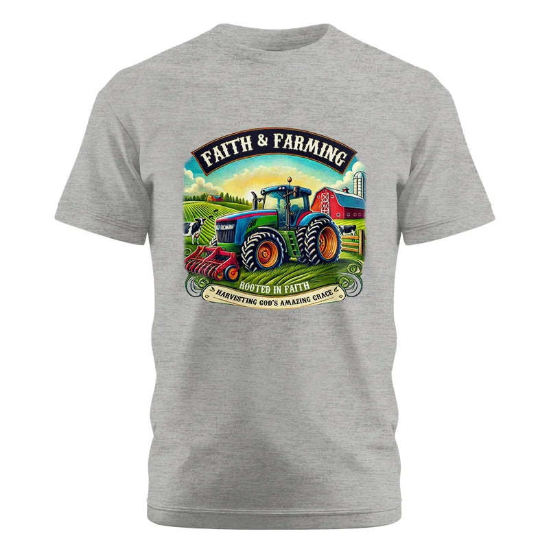 Faith And Farming 2 - Unisex Cotton Crew Tee