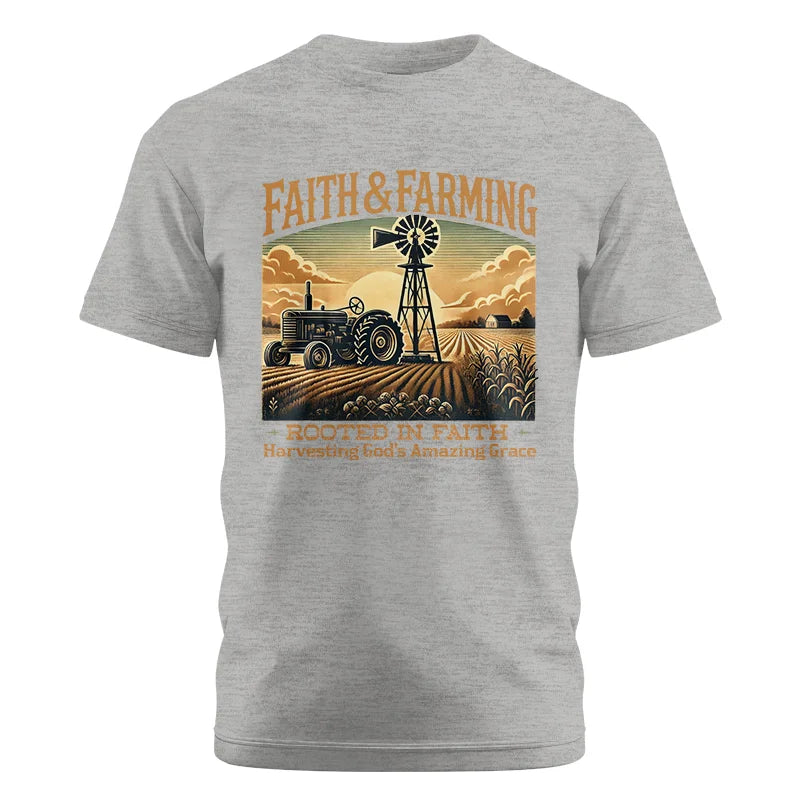 Faith And Farming 3 - Unisex Cotton Crew Tee