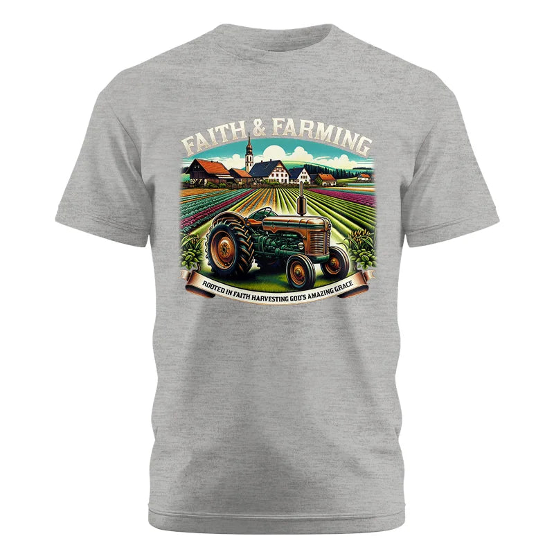 Faith And Farming 4 - Unisex Cotton Crew Tee