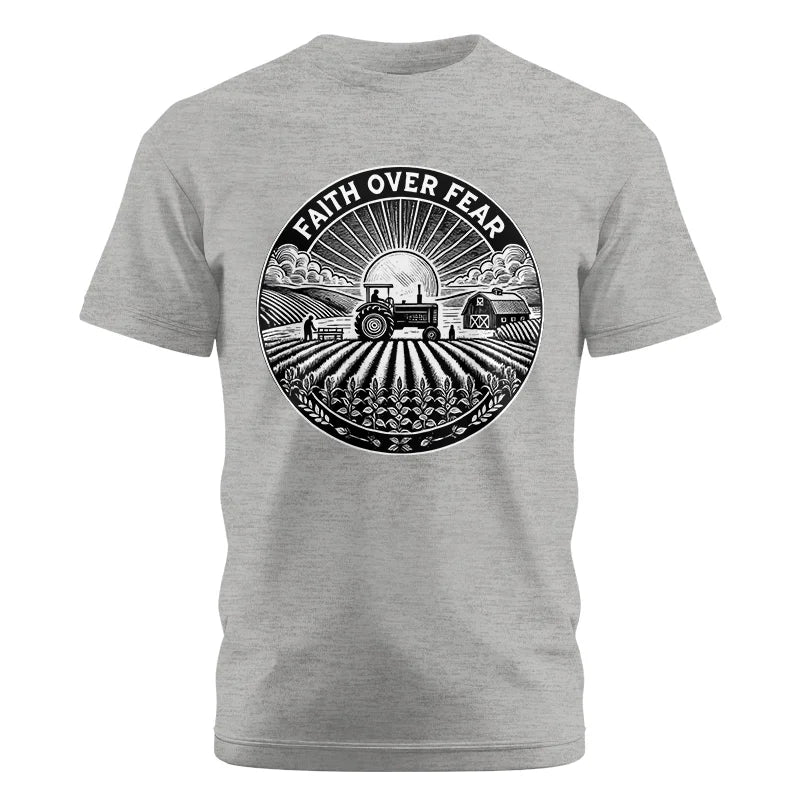 Image of Faith Over Fear - Unisex Cotton Crew Tee