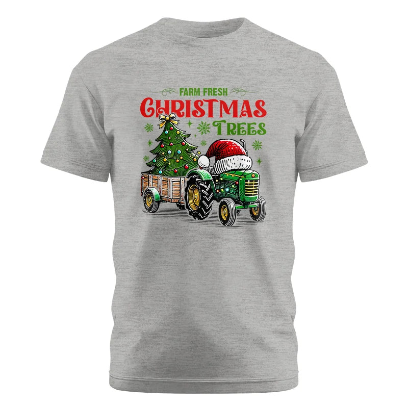 Farm Fresh Christmas Trees - Unisex Cotton Crew Tee