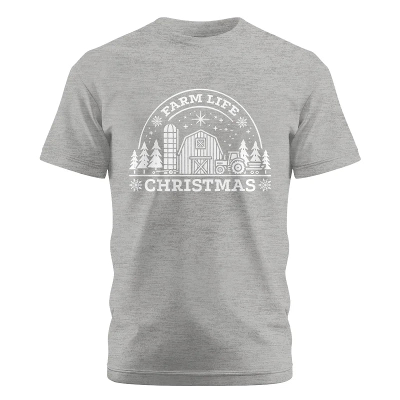 Farm Life Christmas 4 - Unisex Cotton Crew Tee