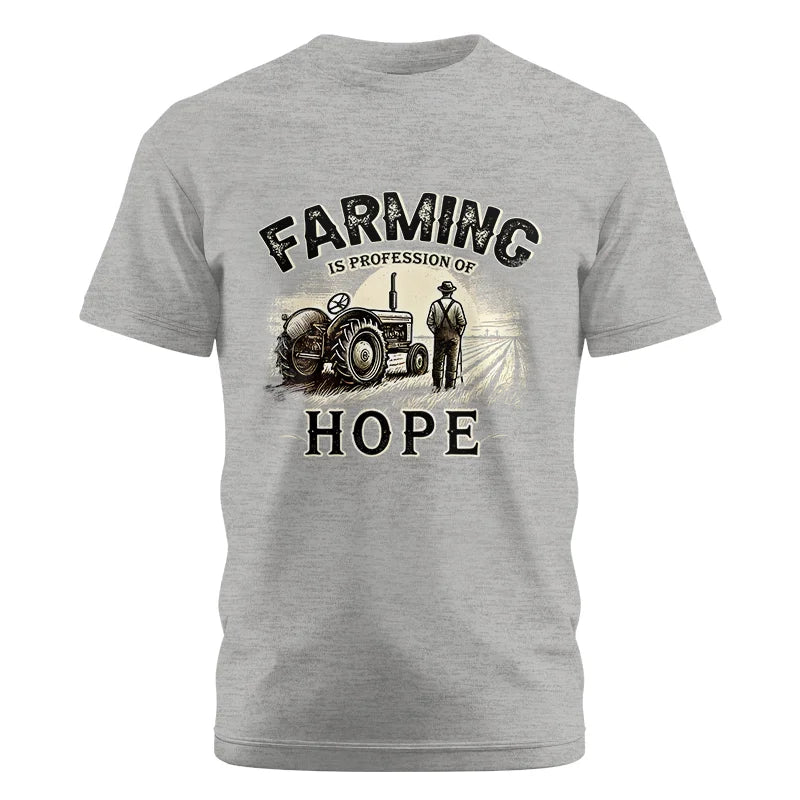 Image of Farming Is A Profession Of Hope 2 - Unisex Cotton Crew Tee