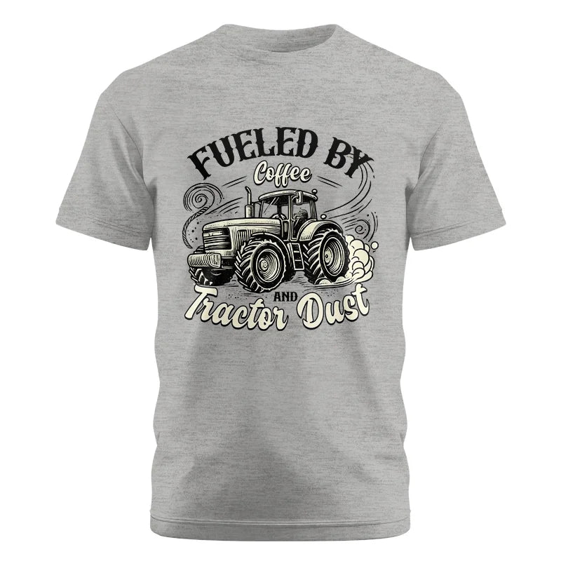 Fueled By Coffee And Tractor Dust 2 - Unisex Cotton Crew Tee