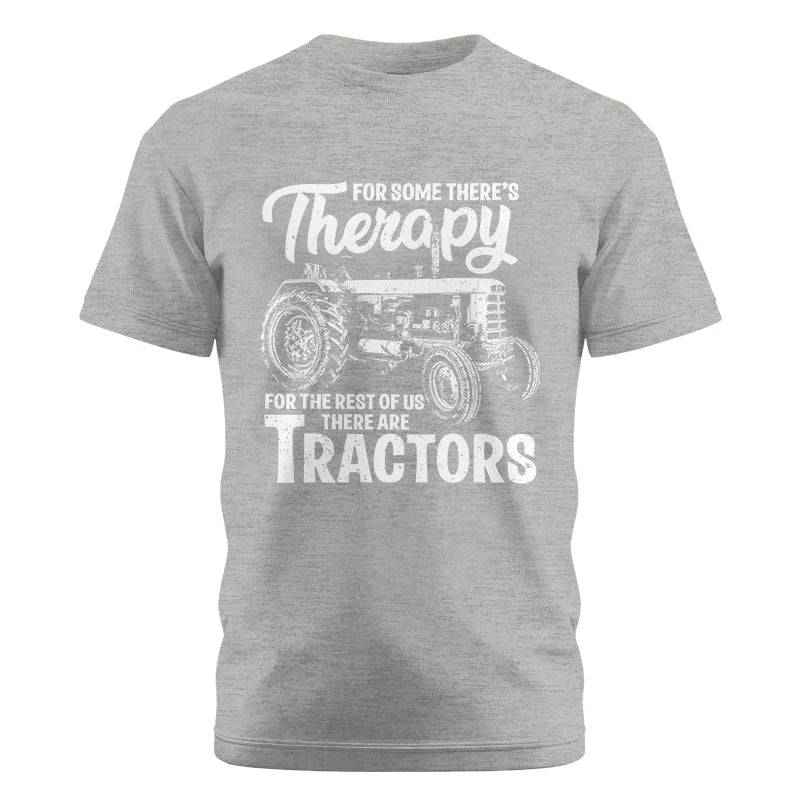 Funny Farmer Therapy Vintage Tractor Lover - Unisex Cotton Crew Tee