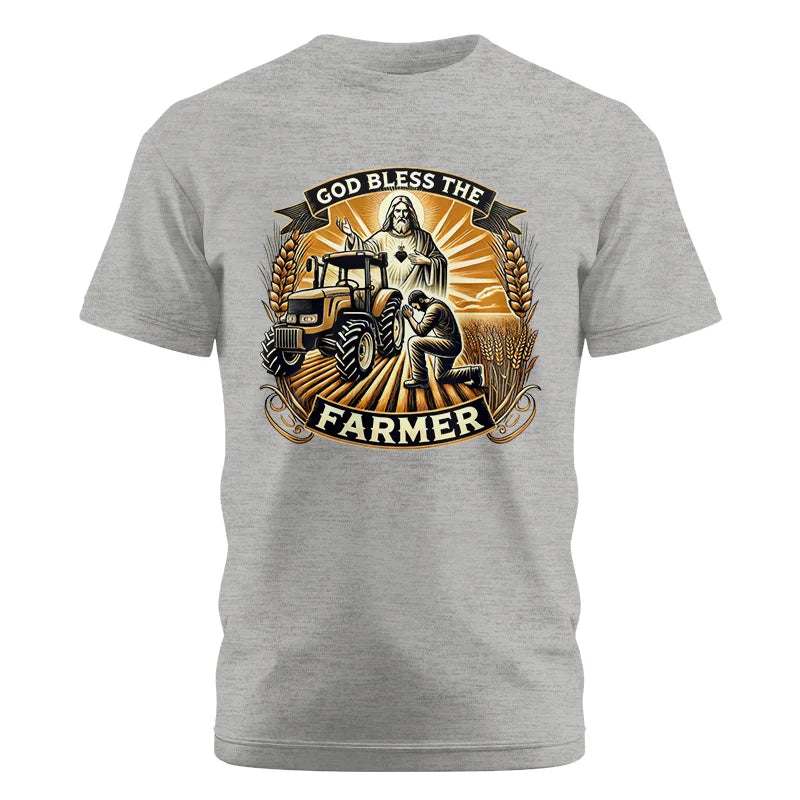 Image of God Bless The Farmer 2 - Unisex Cotton Crew Tee