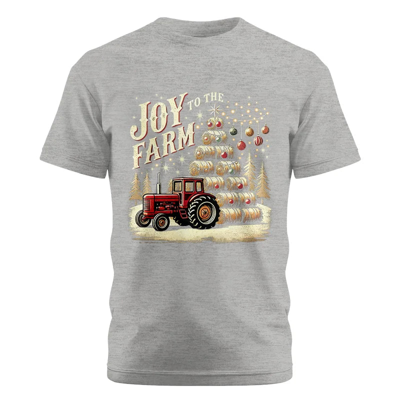 Joy To The Farm - Unisex Cotton Crew Tee