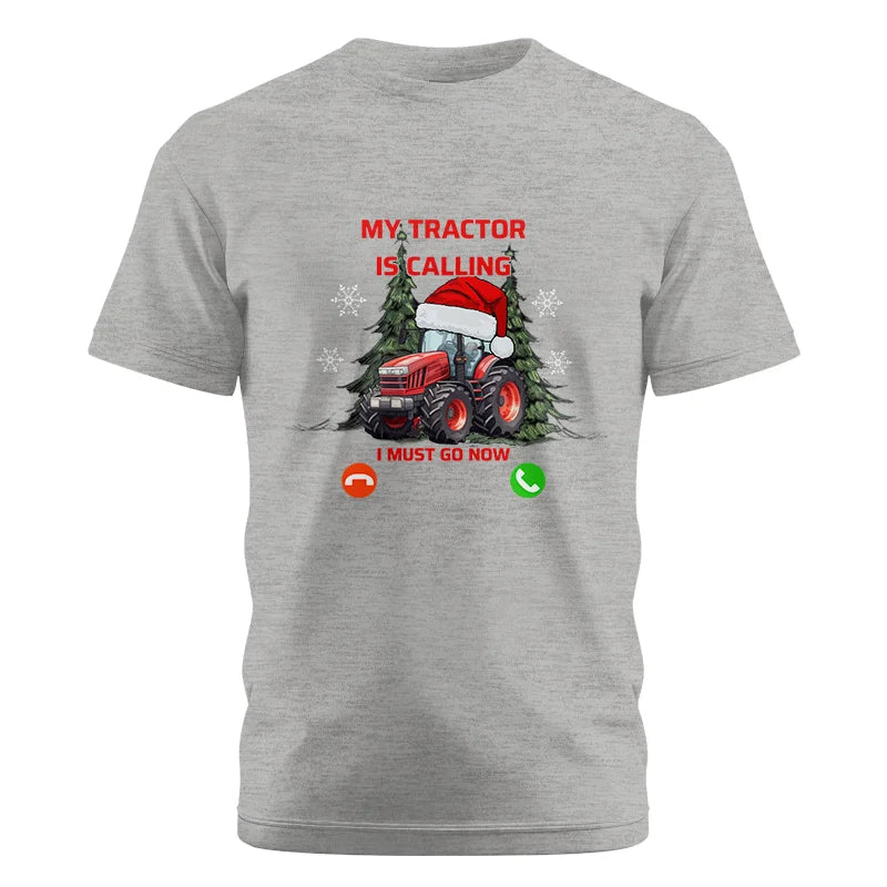 My Tractor Is Calling 2 - Unisex Cotton Crew Tee