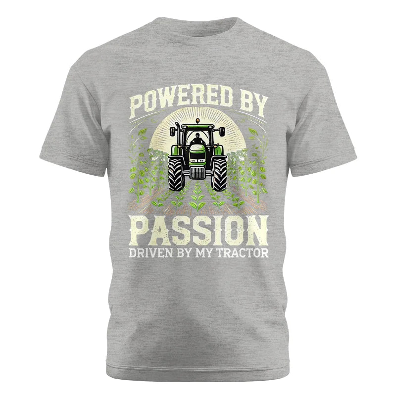 Powered By Passion Driven By My Tractor 3 - Unisex Cotton Crew Tee