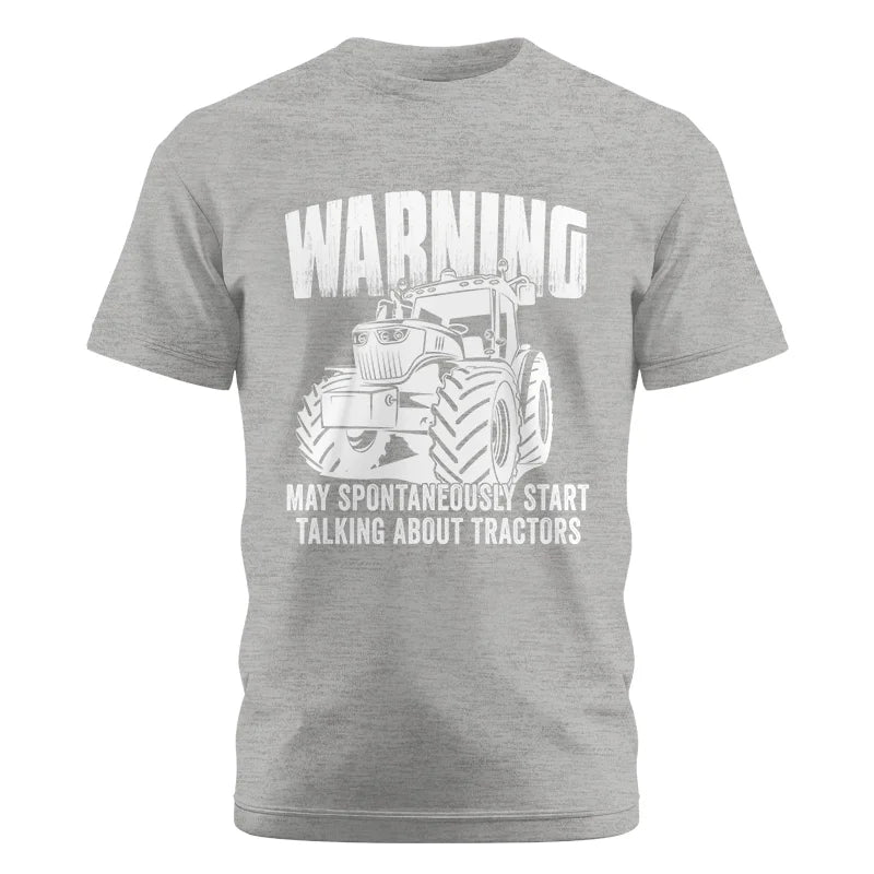 Image of Talking About Tractor - Unisex Cotton Crew Tee