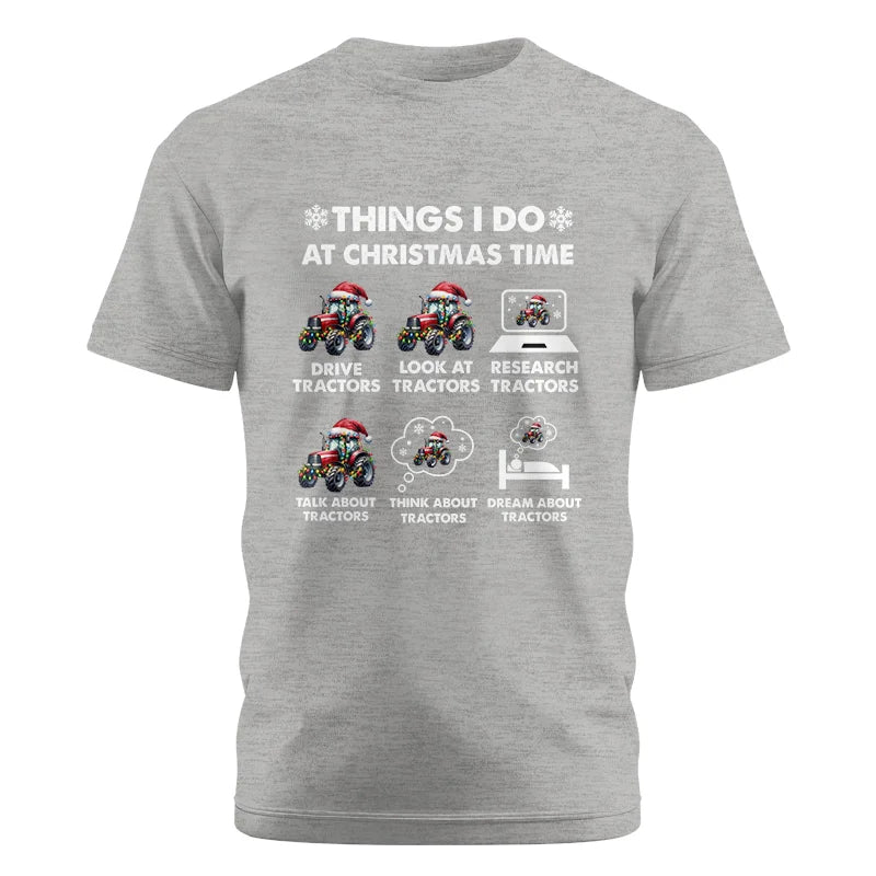 Image of Things I Do At Christmas Time - Unisex Cotton Crew Tee