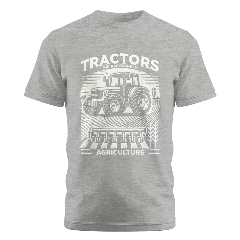 Image of Tractors The Backbone Of Agriculture - Unisex Cotton Crew Tee