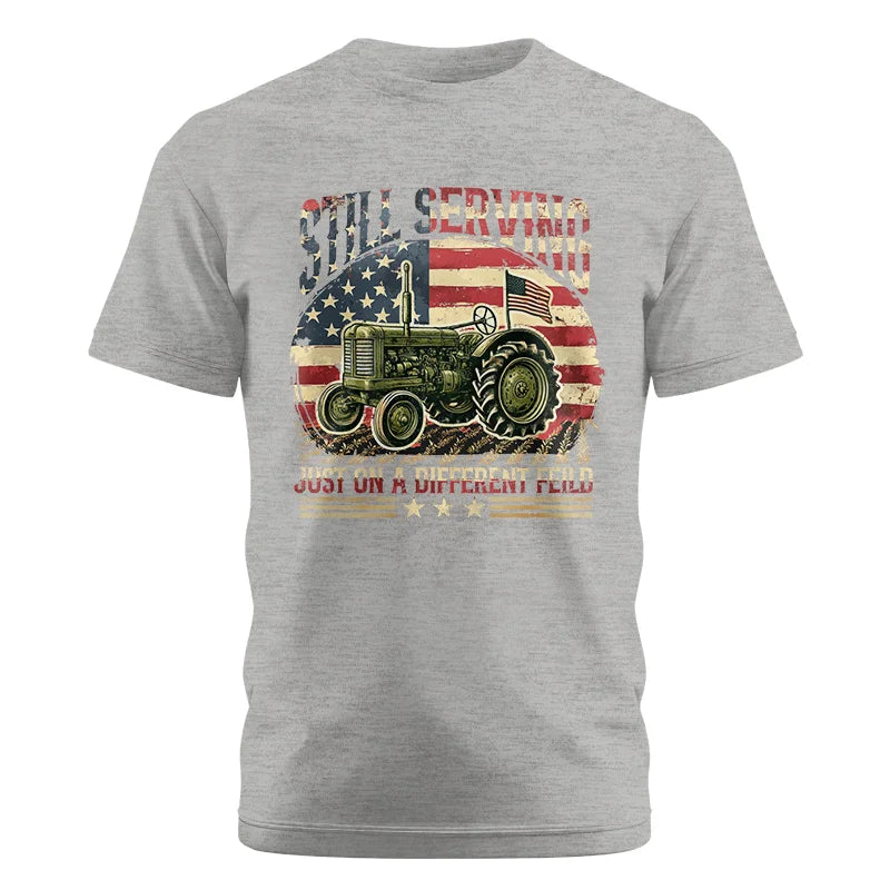 Veteran Farmer Still Serving 10 - Unisex Cotton Crew Tee