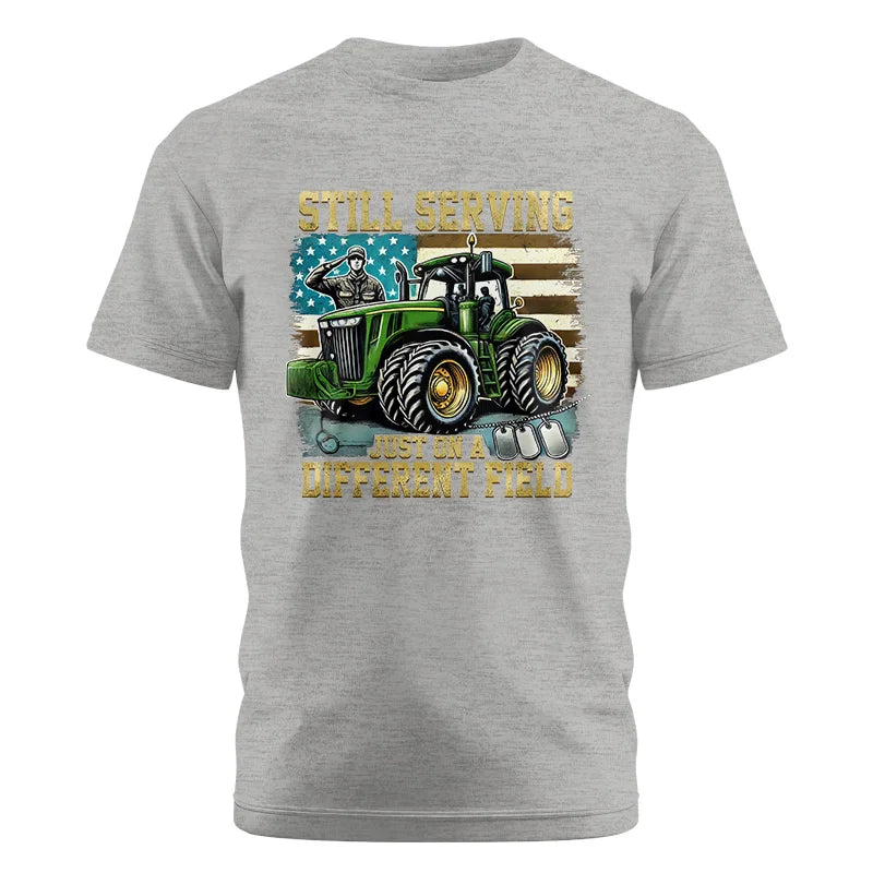 Veteran Farmer Still Serving 3 - Unisex Cotton Crew Tee