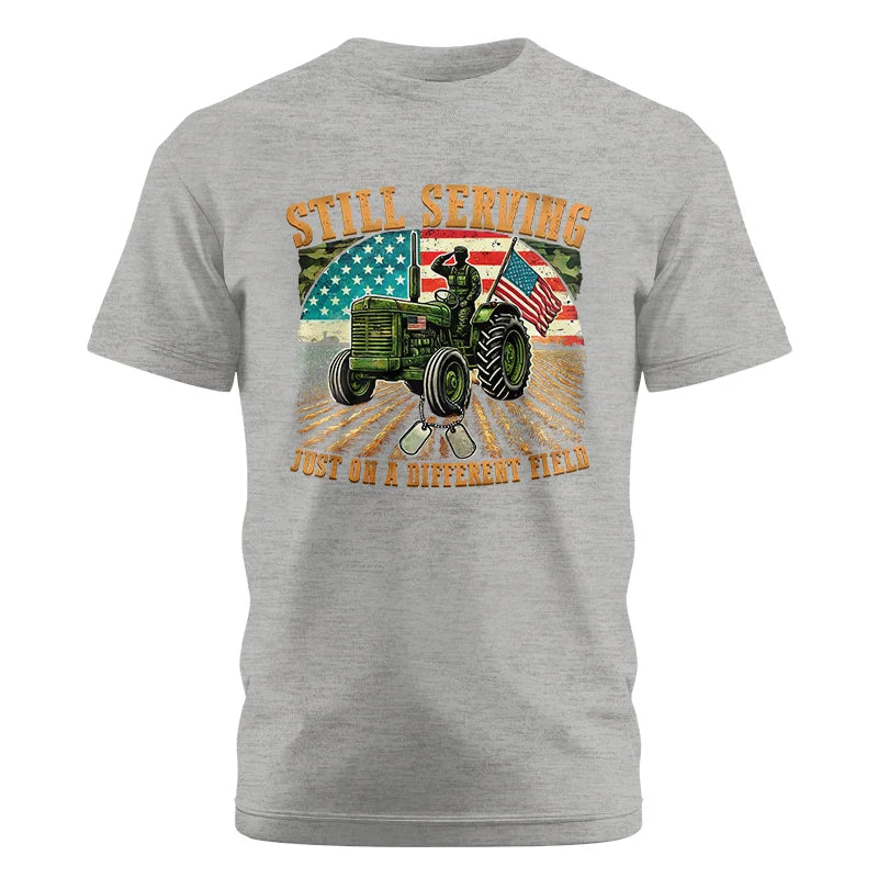 Veteran Farmer Still Serving 9 - Unisex Cotton Crew Tee