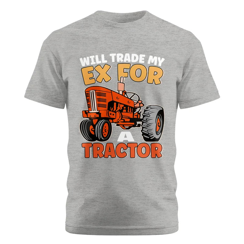 Will Trade My Ex For Tractor - Unisex Cotton Crew Tee