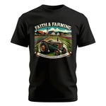 Faith And Farming 4 - Unisex Cotton Crew Tee