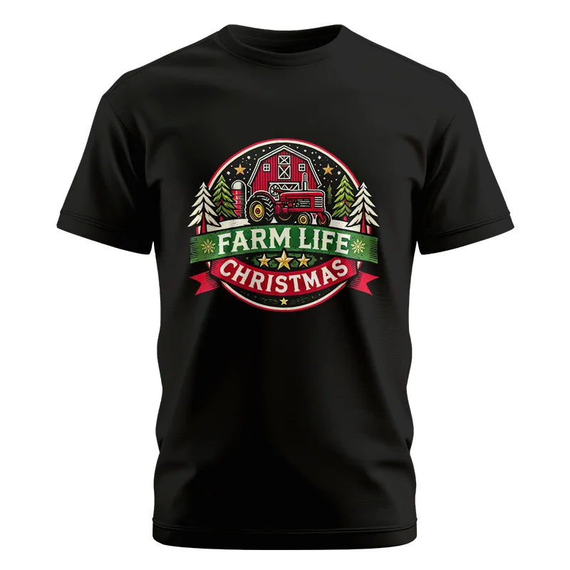 Farm Life Christmas 3 - Unisex Cotton Crew Tee