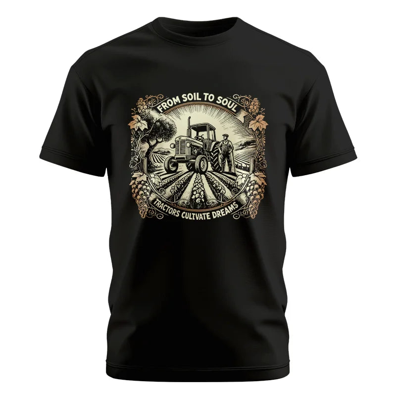 From Soil To Soul_Tractors Cultivate Dreams 2 - Unisex Cotton Crew Tee