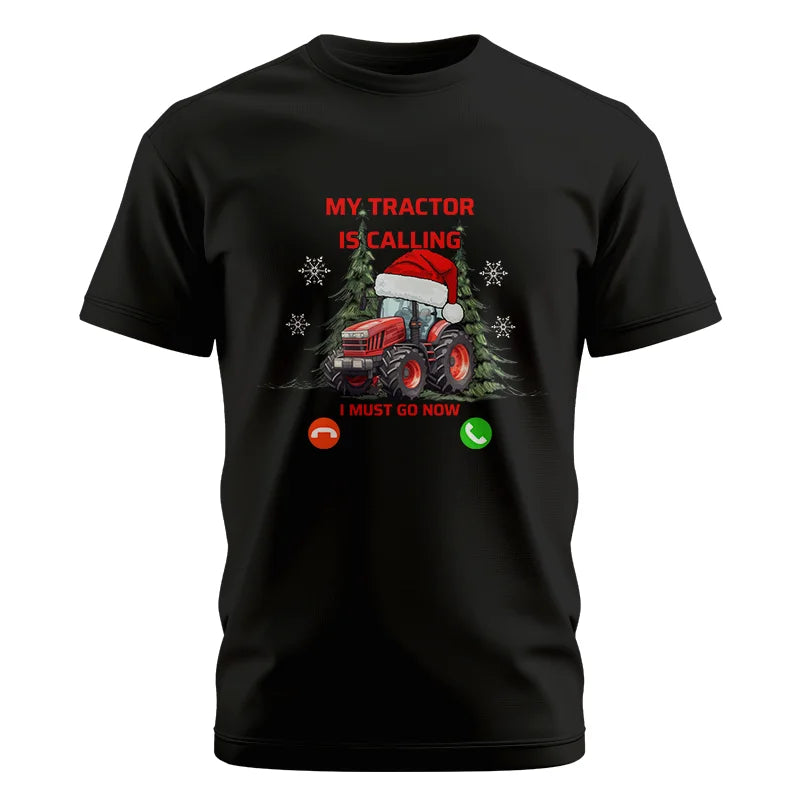 My Tractor Is Calling 2 - Unisex Cotton Crew Tee