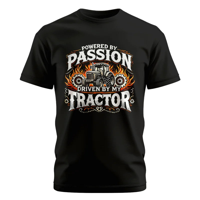 Powered By Passion Driven By My Tractor 1 - Unisex Cotton Crew Tee