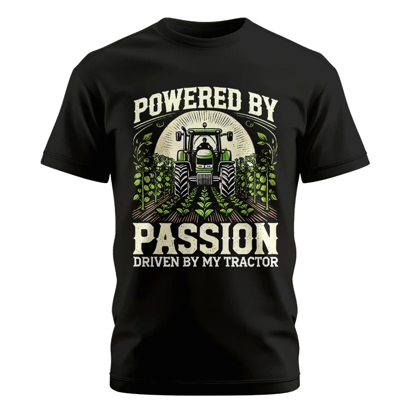 Powered By Passion Driven By My Tractor 3 - Unisex Cotton Crew Tee