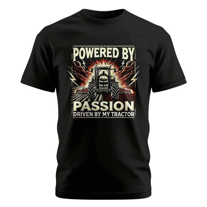 Powered By Passion Driven By My Tractor 4 - Unisex Cotton Crew Tee