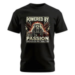 Powered By Passion Driven By My Tractor 4 - Unisex Cotton Crew Tee