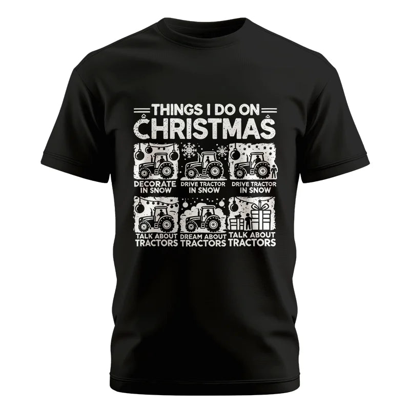 Image of Things I Do On Christmas - Unisex Cotton Crew Tee